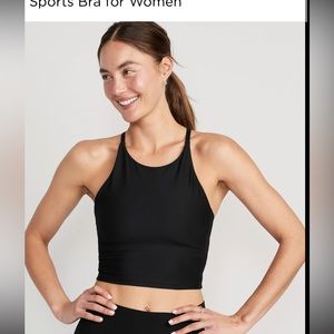 OLD NAVY LONGLINE SPORTS BRA